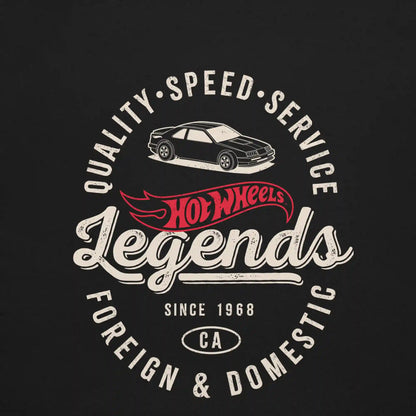 Hot Wheels Customizable Legends Mechanic Black T-Shirt