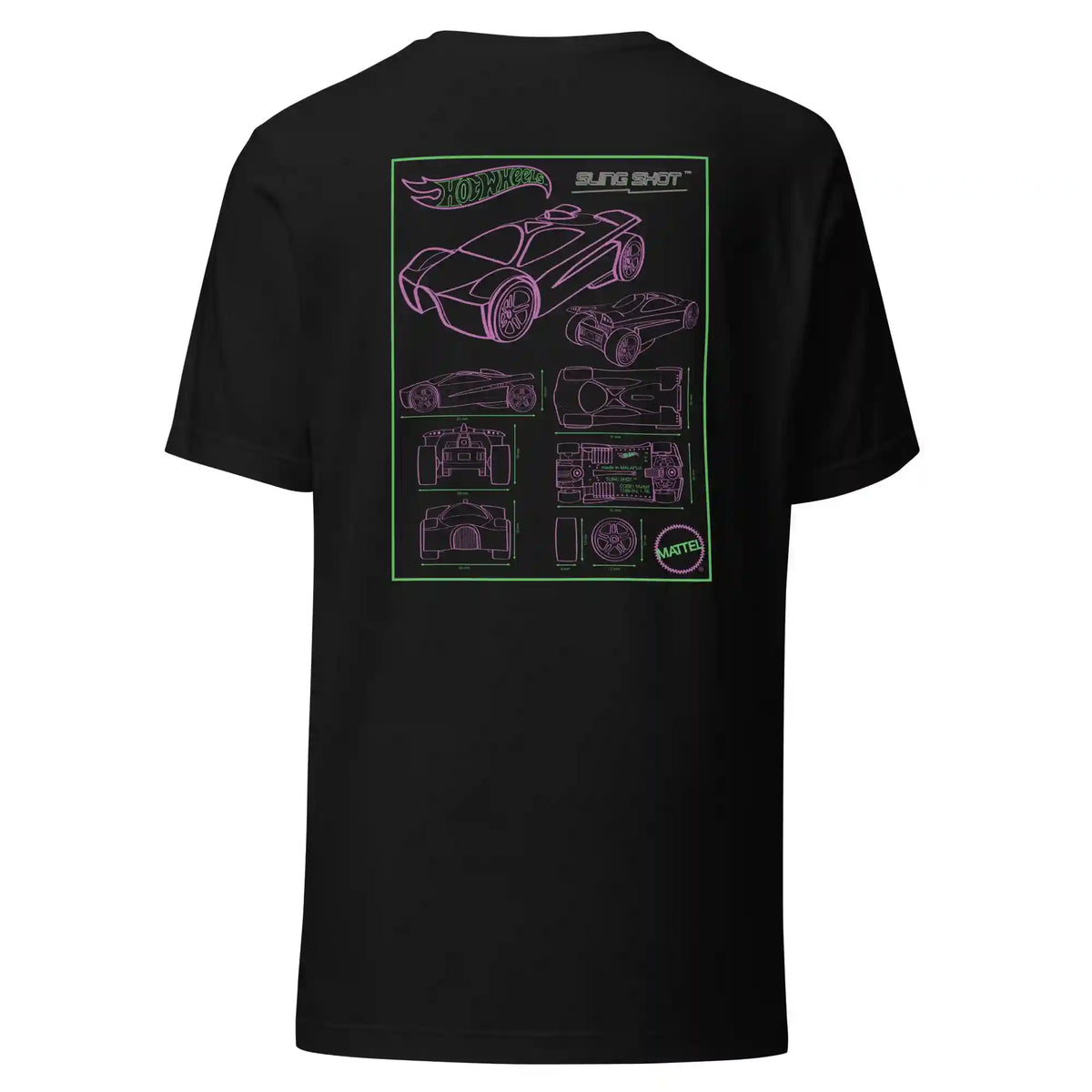 Hot Wheels MC Revealed Fan-Designed Black T-Shirt