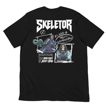 Masters of the Universe Movie Skeletor Bad Guy Black T-shirt