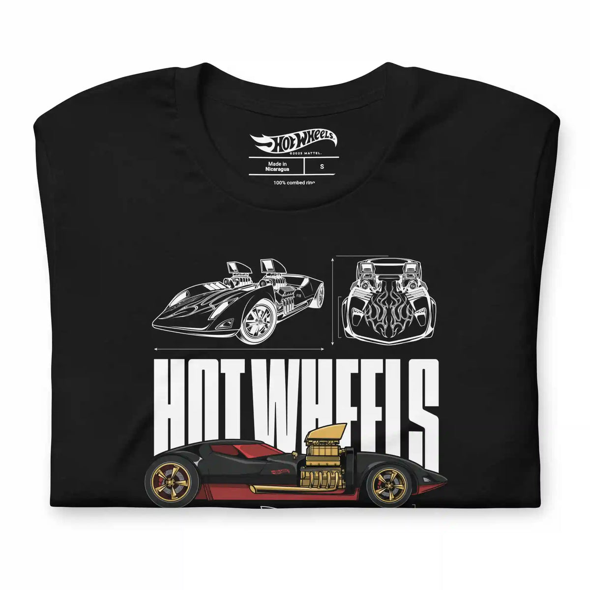 Hot Wheels Nothing Less than Legendary Black T-Shirt