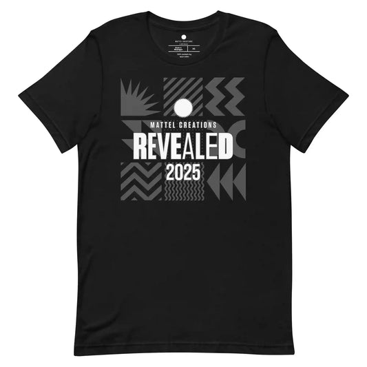 Mattel Creations Revealed 2025 Black T-Shirt