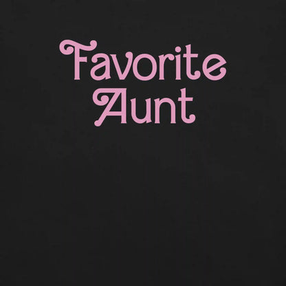 Barbie Favorite Aunt Black T-Shirt