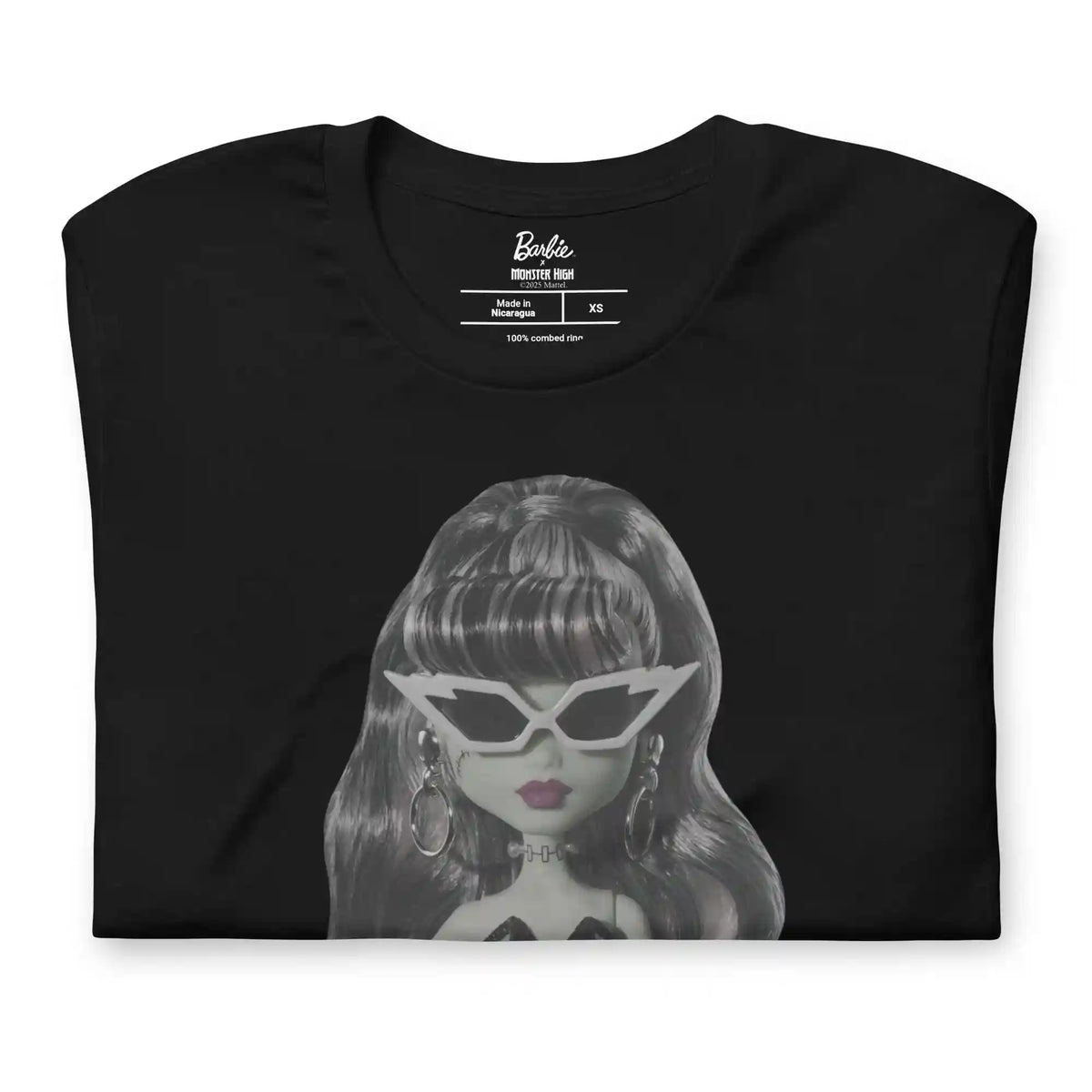 Monster High Barbie Frankie Barbie Black T-shirt