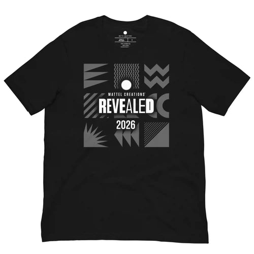Mattel Creations Revealed 2026 Black T-shirt