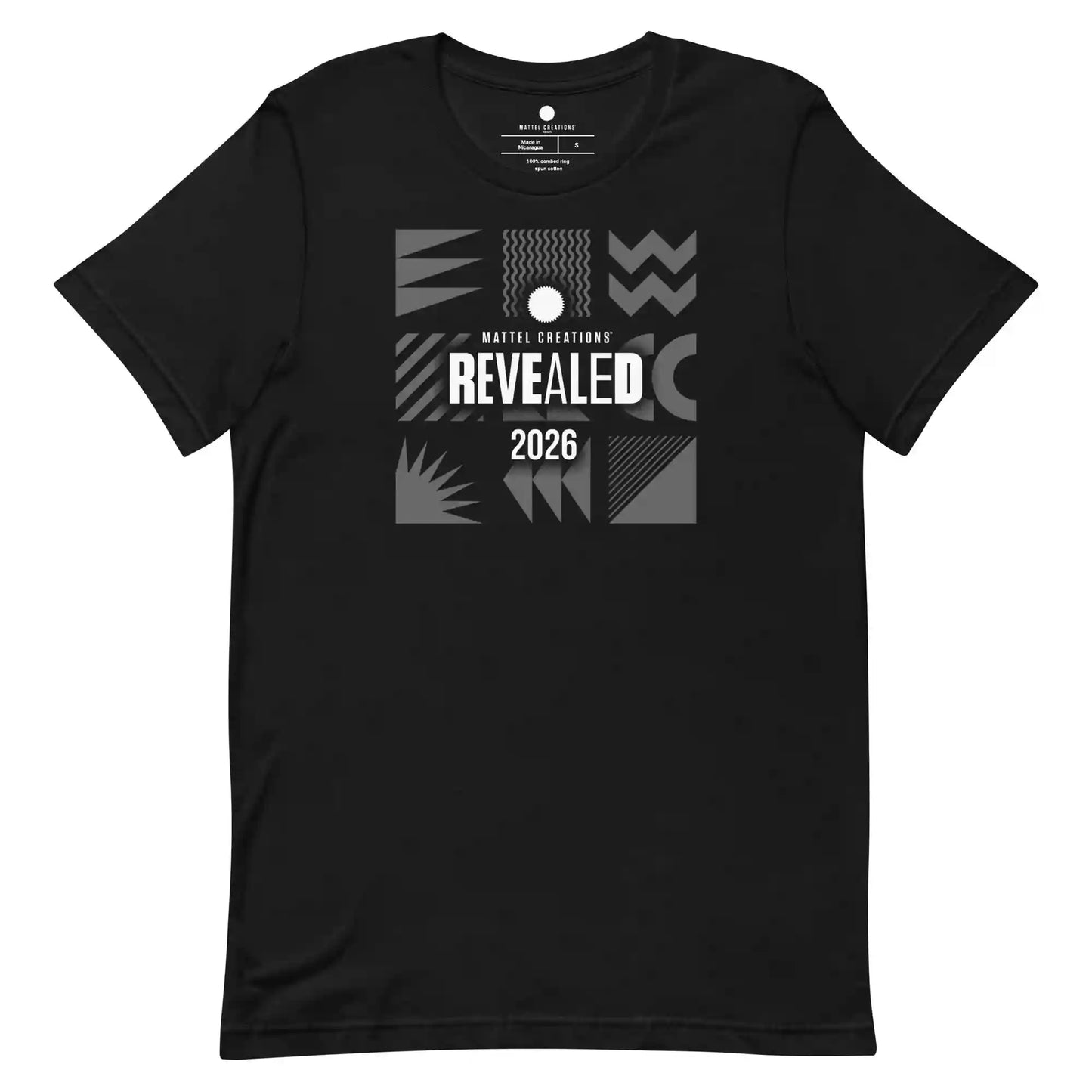 Mattel Creations Revealed 2026 Black T-shirt