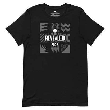 Mattel Creations Revealed 2026 Black T-shirt