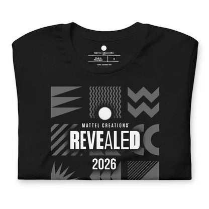 Mattel Creations Revealed 2026 Black T-shirt