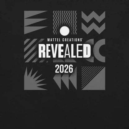 Mattel Creations Revealed 2026 Black T-shirt