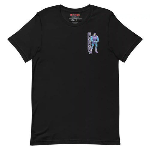 Masters of the Universe Gym Bro Skeletor Ab Power Black T-shirt