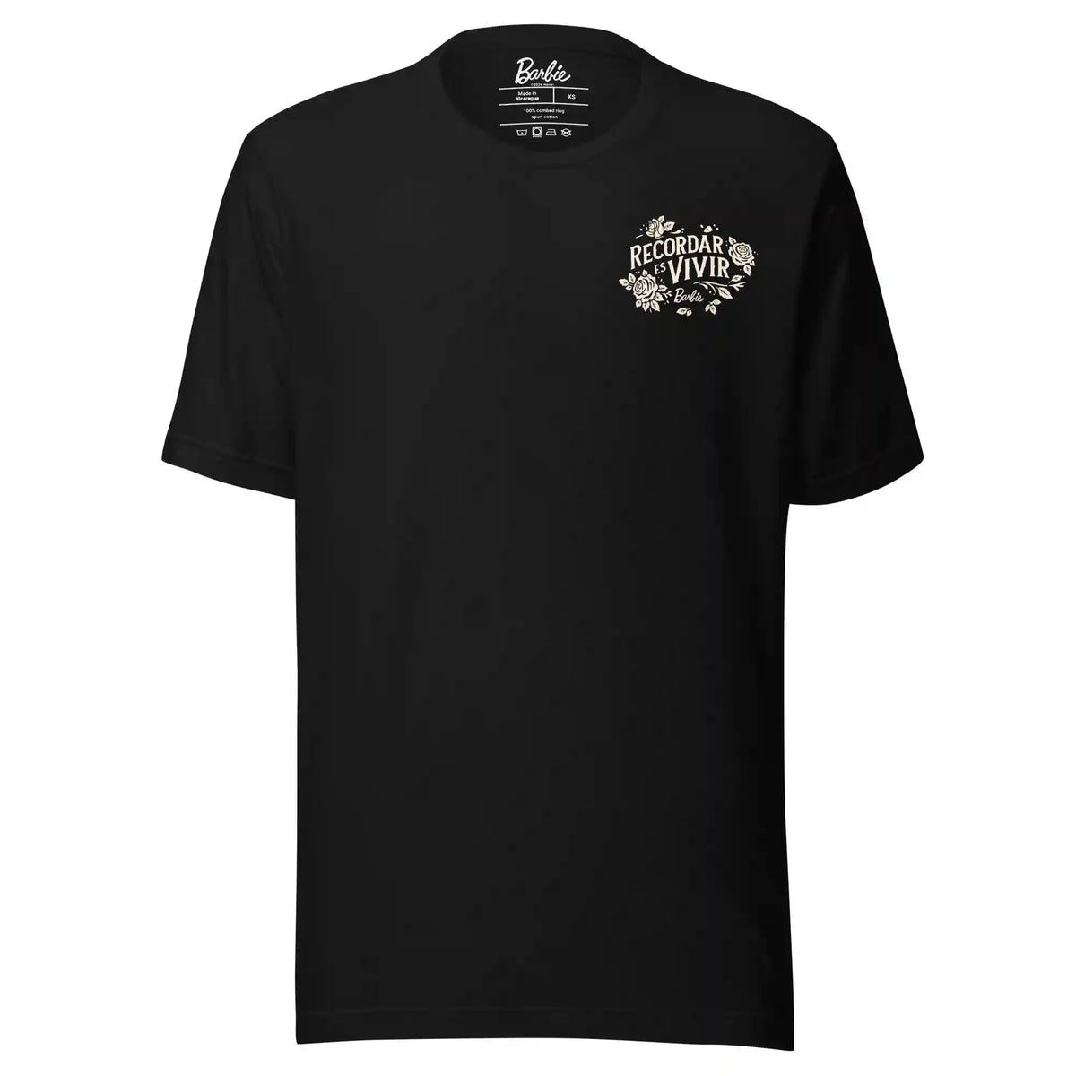 Barbie Día de Muertos Ken Recordar es Vivir Black T-shirt