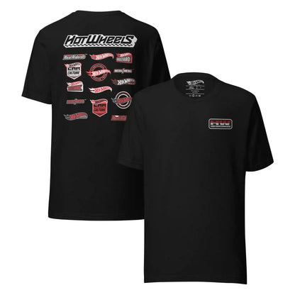 Hot Wheels High Performance Racing Embroidered Black T-Shirt