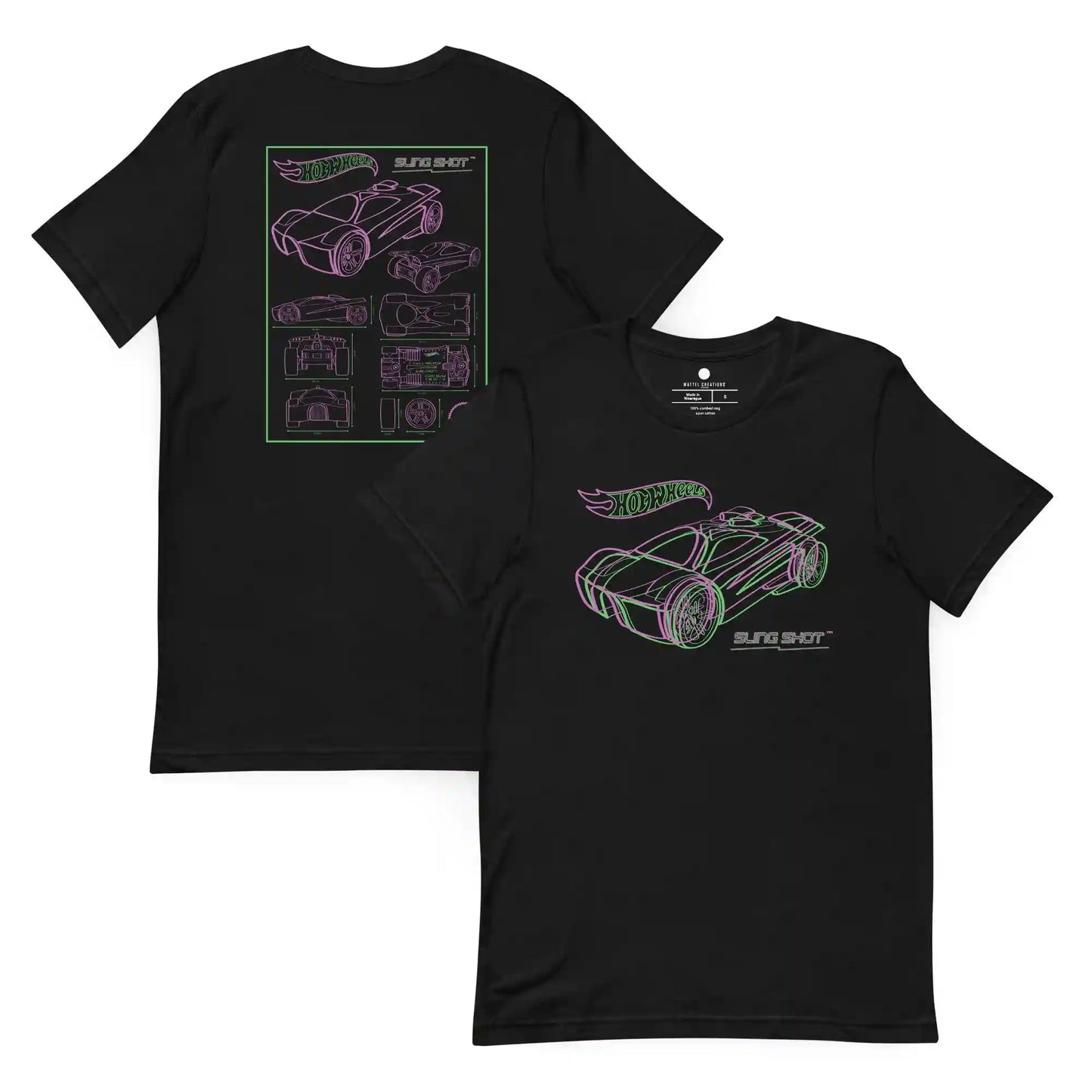 Hot Wheels MC Revealed Fan-Designed Black T-Shirt