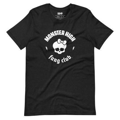 Monster High Fang Club Short Sleeve T-Shirt in Black Heather