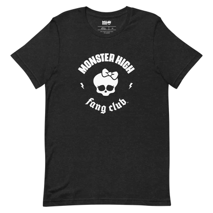 Monster High Fang Club Short Sleeve T-Shirt in Black Heather