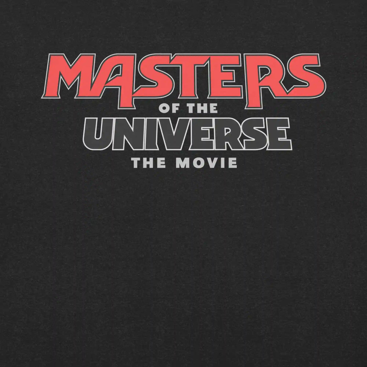 Masters of the Universe The Movie Logo Black T-Shirt