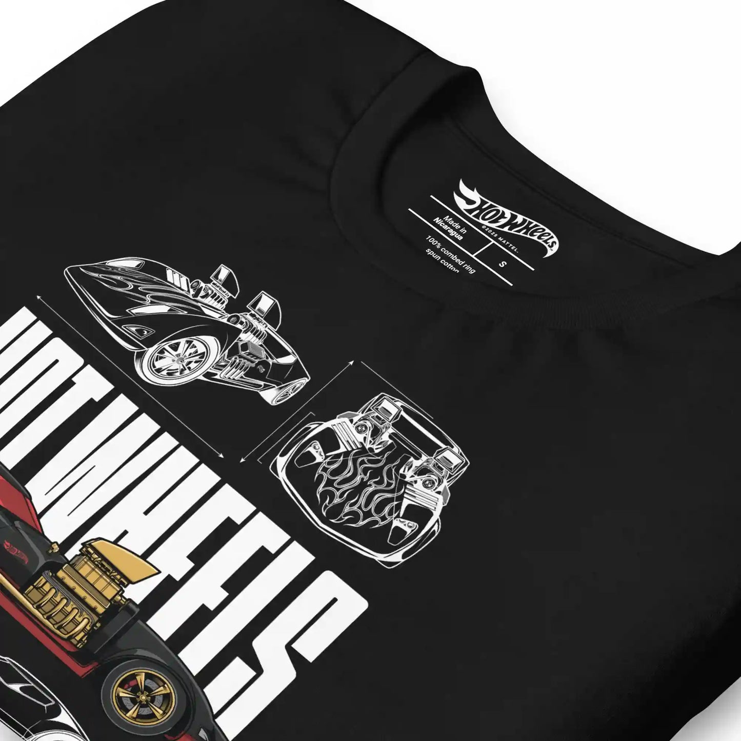 Hot Wheels Nothing Less than Legendary Black T-Shirt