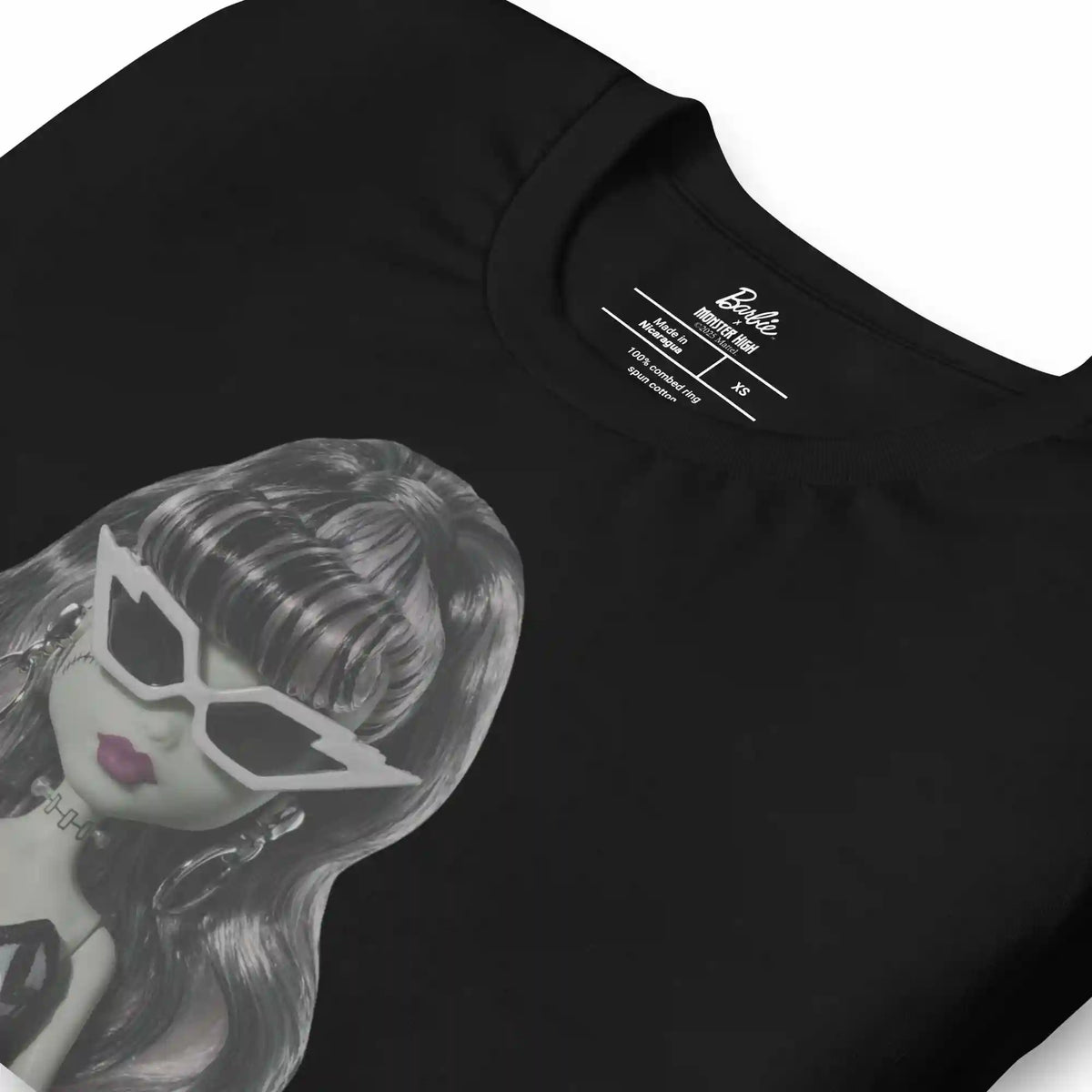 Monster High Barbie Frankie Barbie Black T-shirt