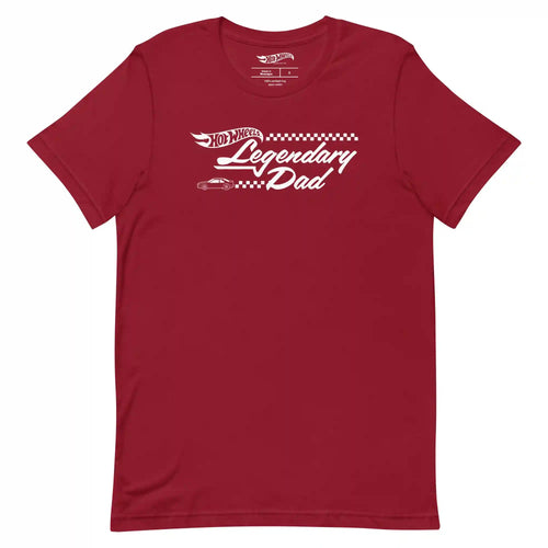 Hot Wheels Legendary Dad Red T-Shirt