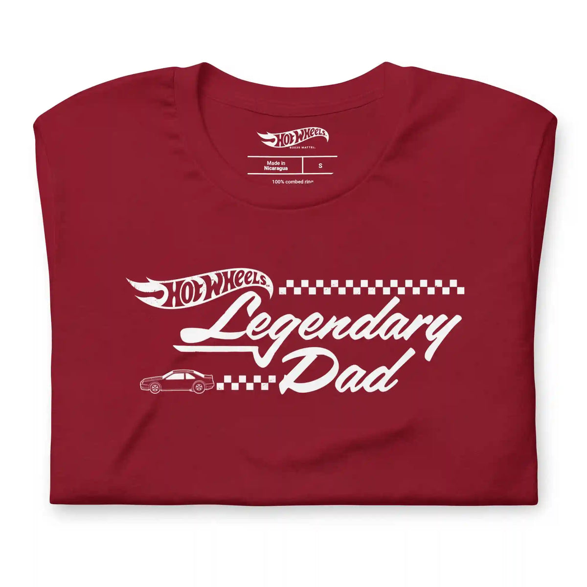 Hot Wheels Legendary Dad Red T-Shirt