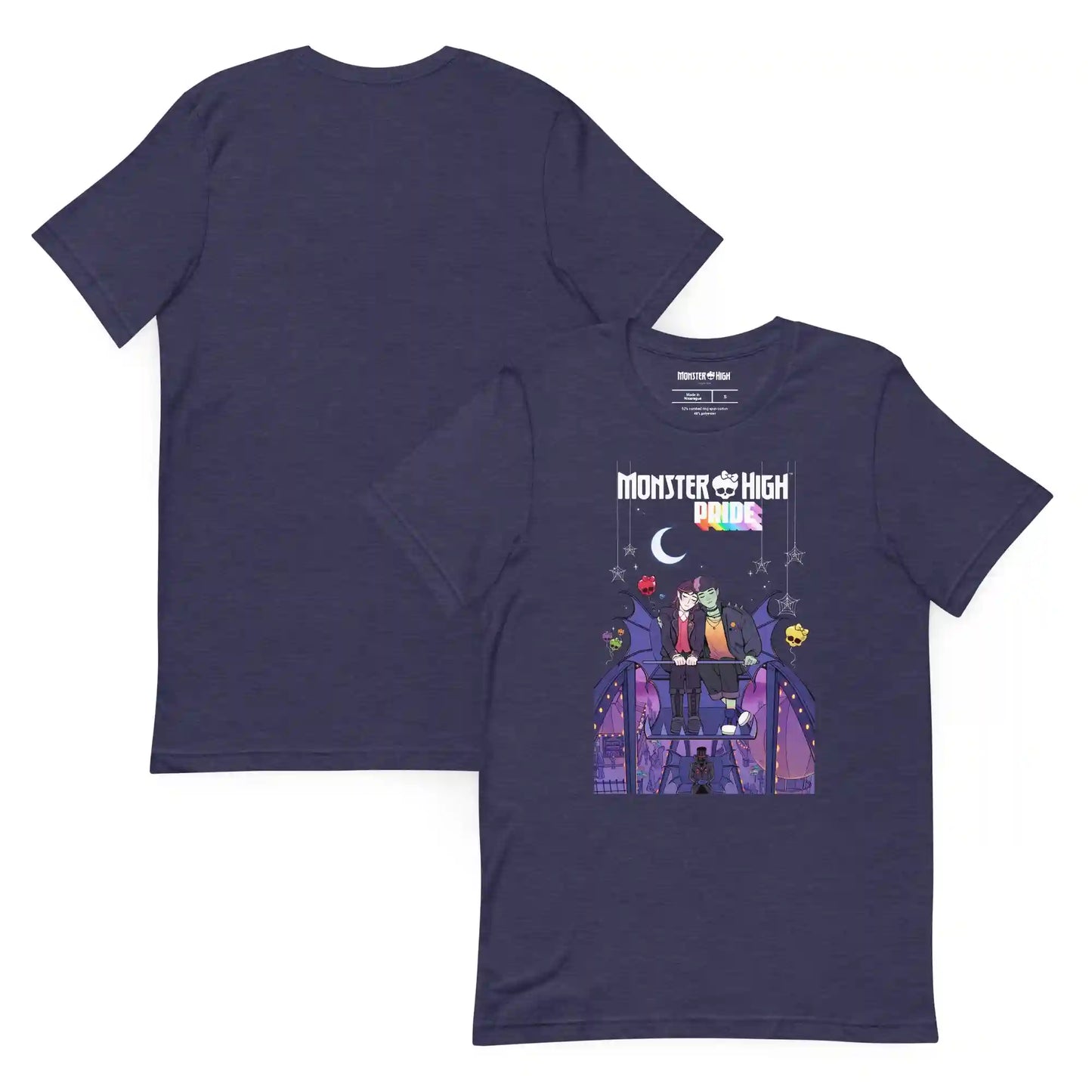 Monster High Pride Kieran & Spelldon Navy T-Shirt
