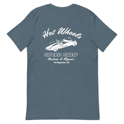 Hot Wheels Speed Shop Embroidered Blue T-Shirt