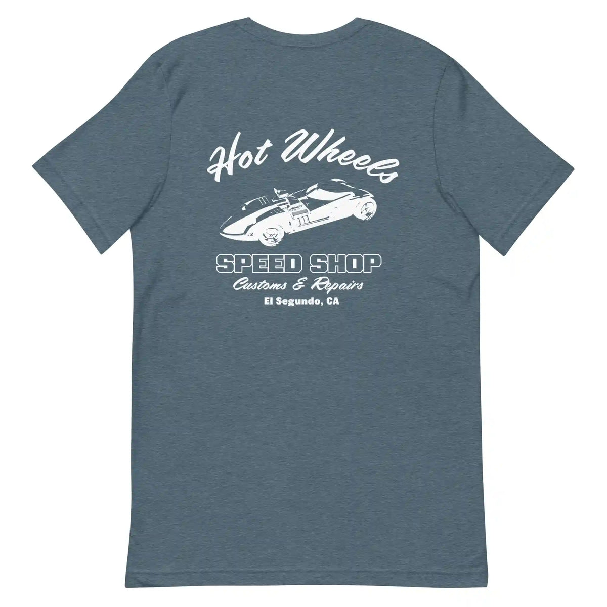 Hot Wheels Speed Shop Embroidered Blue T-Shirt