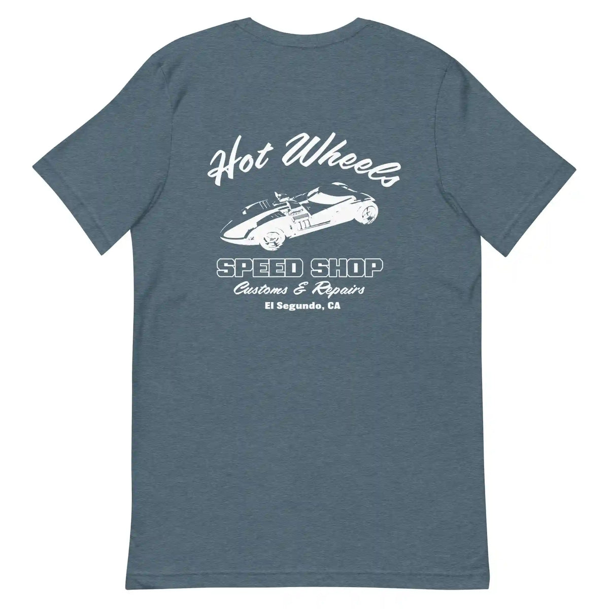 Hot Wheels Speed Shop Embroidered Blue T-Shirt