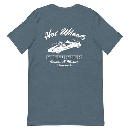 Hot Wheels Speed Shop Embroidered Blue T-Shirt