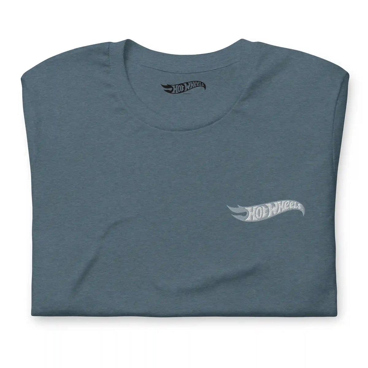 Hot Wheels Speed Shop Embroidered Blue T-Shirt