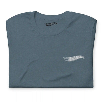 Hot Wheels Speed Shop Embroidered Blue T-Shirt