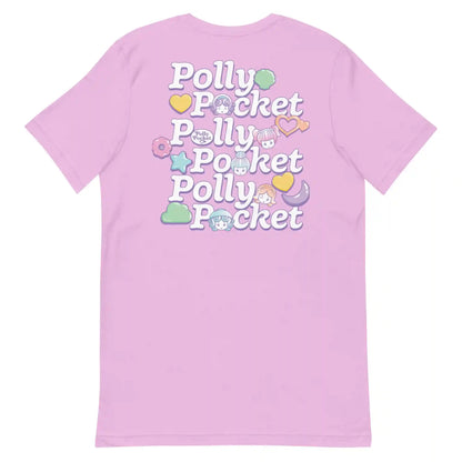 Polly Pocket Icons Embroidered Pink T-Shirt