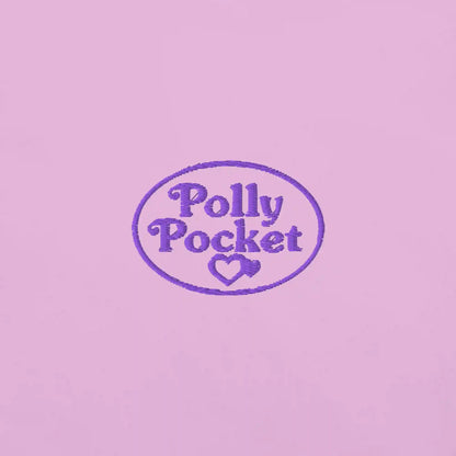 Polly Pocket Icons Embroidered Pink T-Shirt