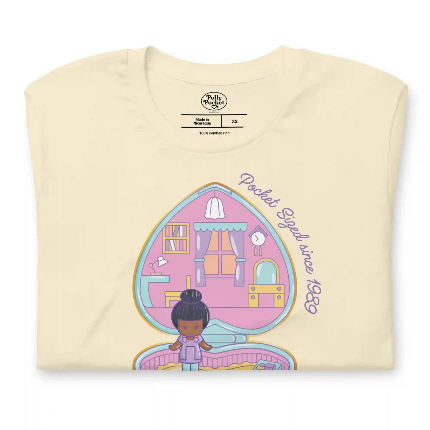 Polly Pocket Sized Since 1989 Yellow T-Shirt