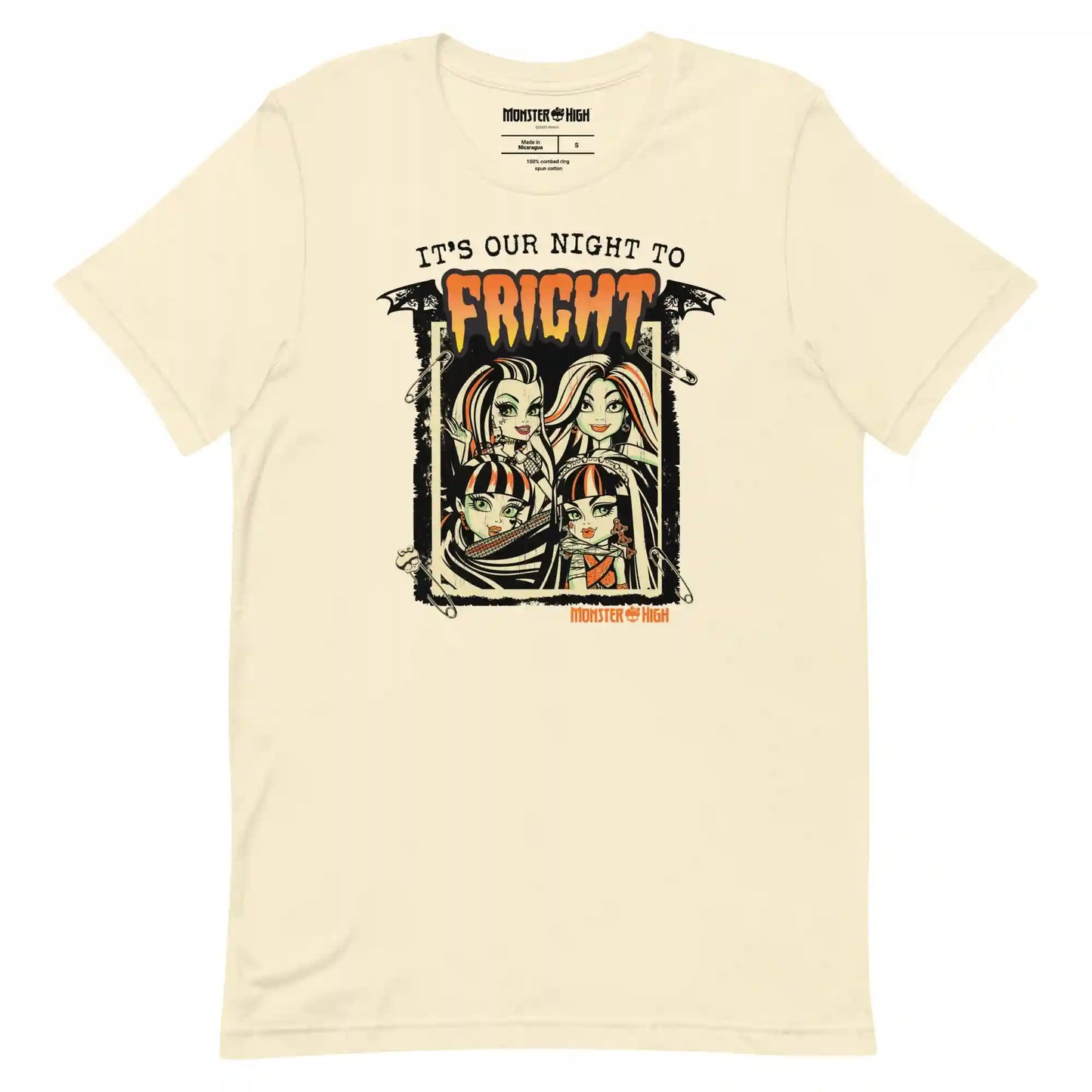 Monster High Fright Night Cream T-Shirt