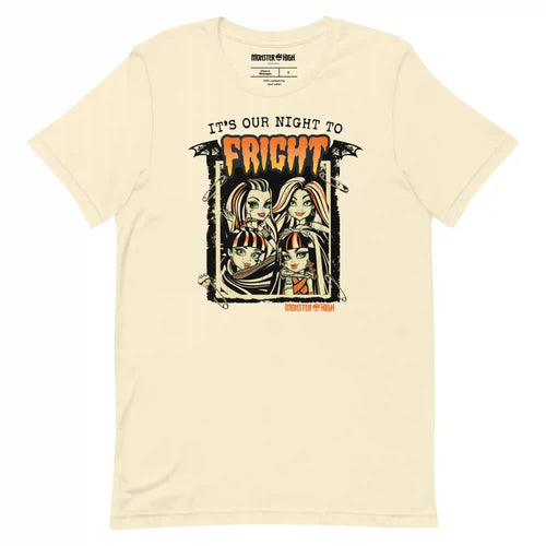 Monster High Fright Night Cream T-Shirt
