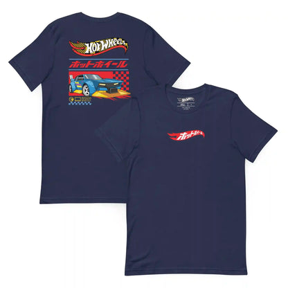 Hot Wheels in Katakana Navy T-Shirt