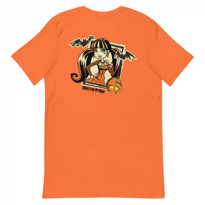 Monster High Draculaura Embroidered Orange T-Shirt