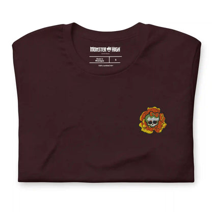 Monster High Skelita Día de Muertos Embroidered Oxblood T-Shirt