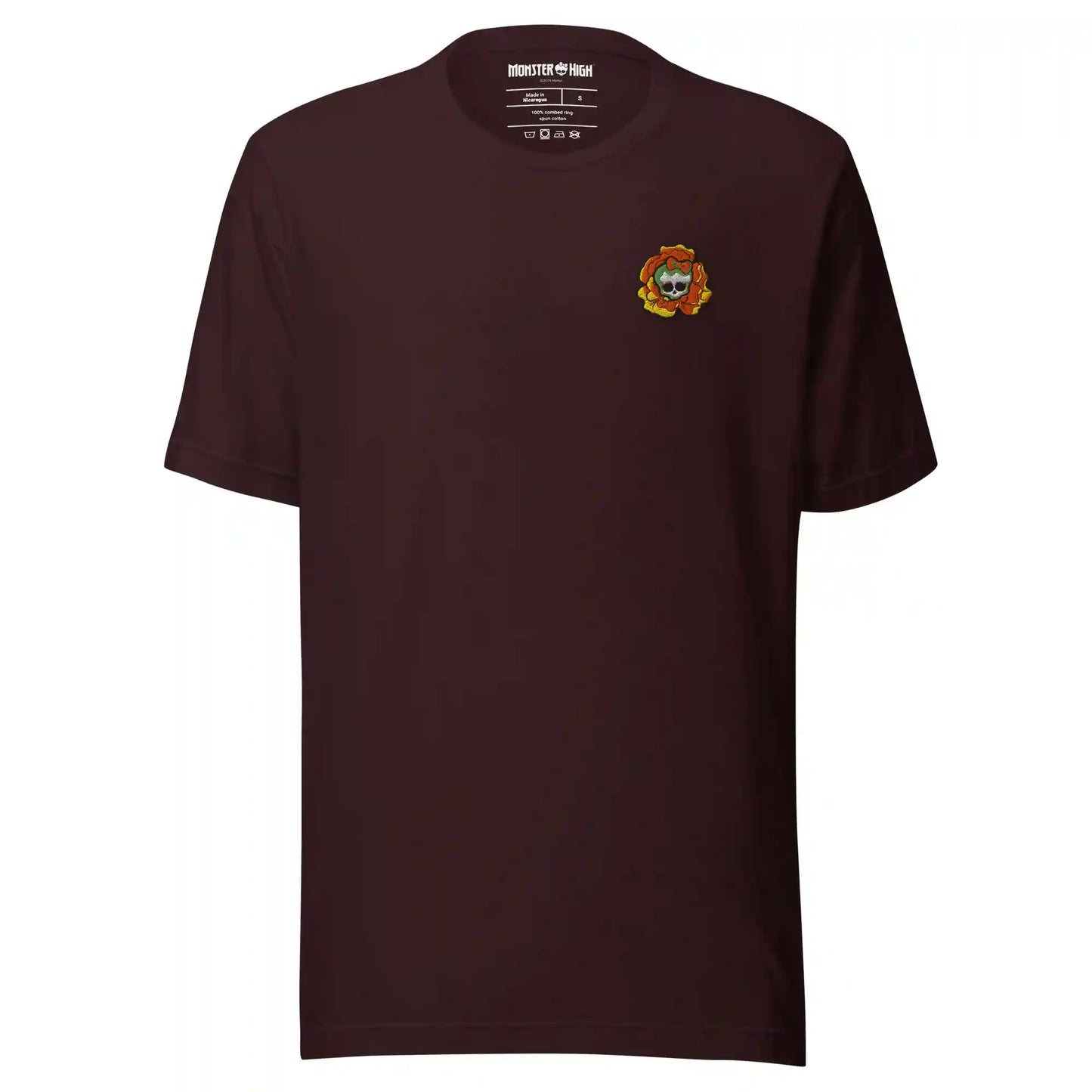 Monster High Skelita Día de Muertos Embroidered Oxblood T-Shirt
