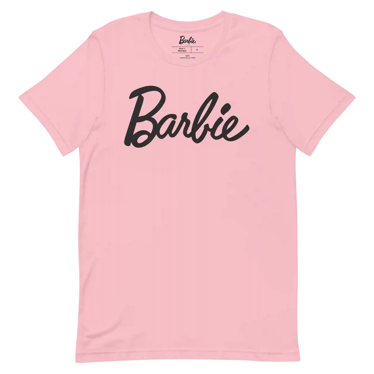 Barbie Script Logo Unisex Pink T-Shirt