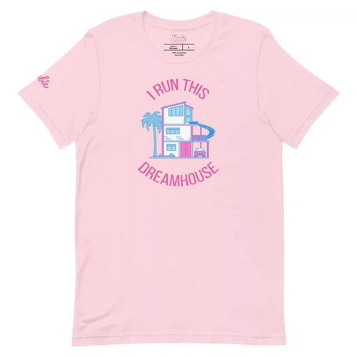 Barbie I Run This Dreamhouse Pink T-Shirt