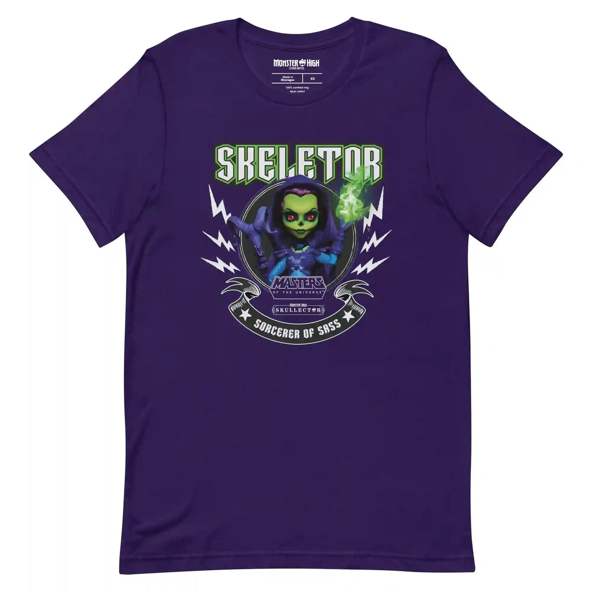 Monster High Masters of the Universe Skeletor Purple T-shirt