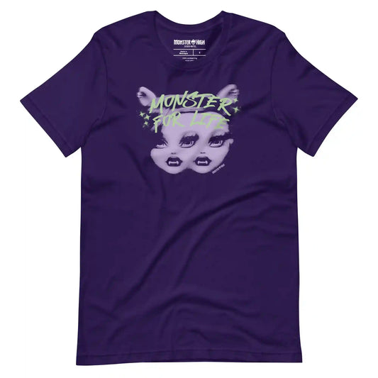 Monster High Monster for Life Purple T-shirt