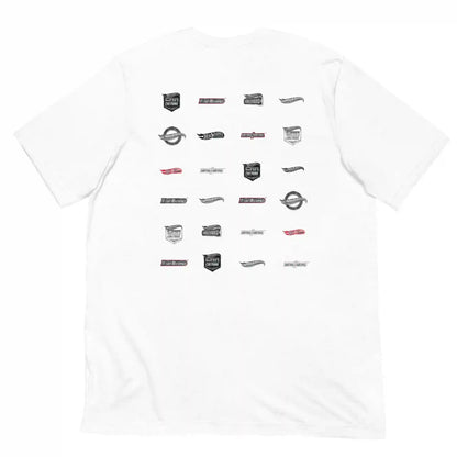Hot Wheels Logos White T-Shirt