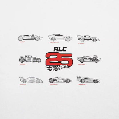 Hot Wheels 2025 RLC Membership White T-Shirt