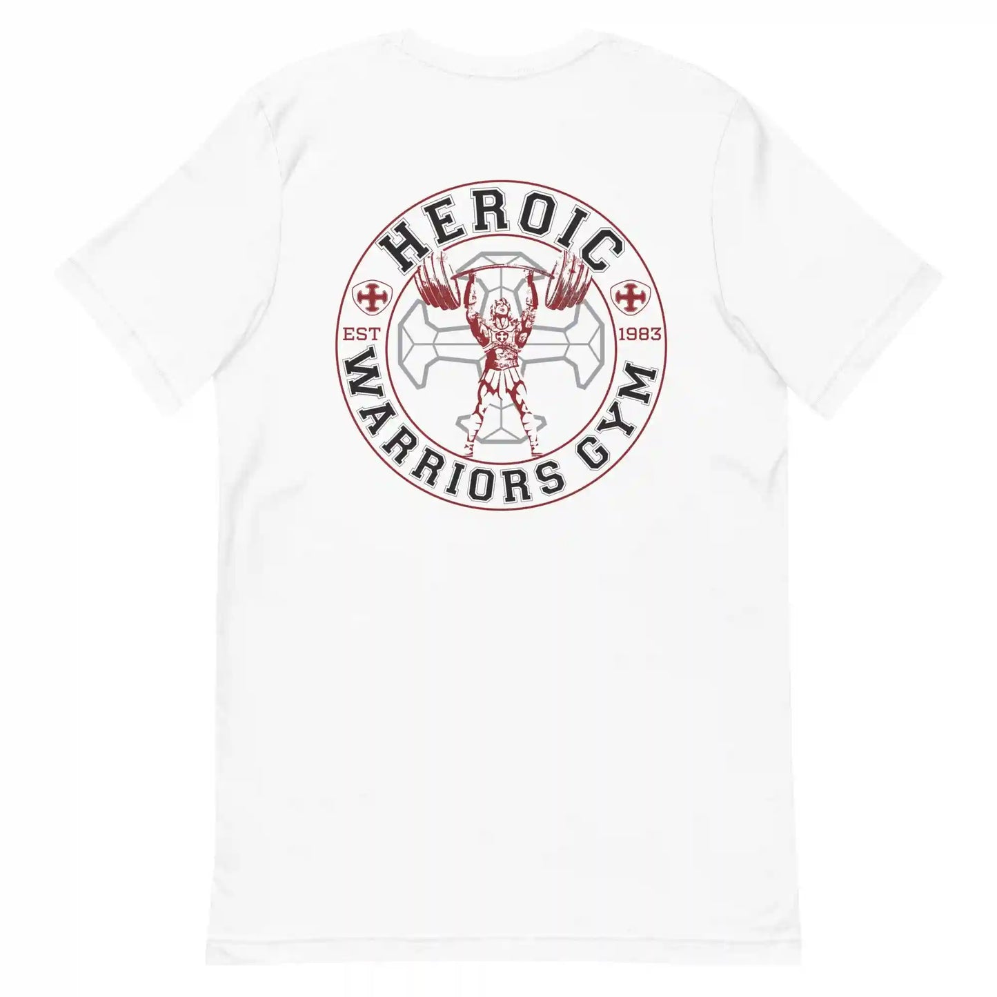 Masters of the Universe Movie Heroic Warriors Gym White T-shirt