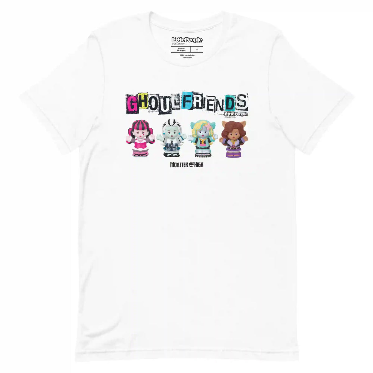 Little People Collector Monster High White T-Shirt