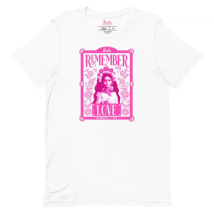 Barbie Día de Muertos Remember Love White T-Shirt