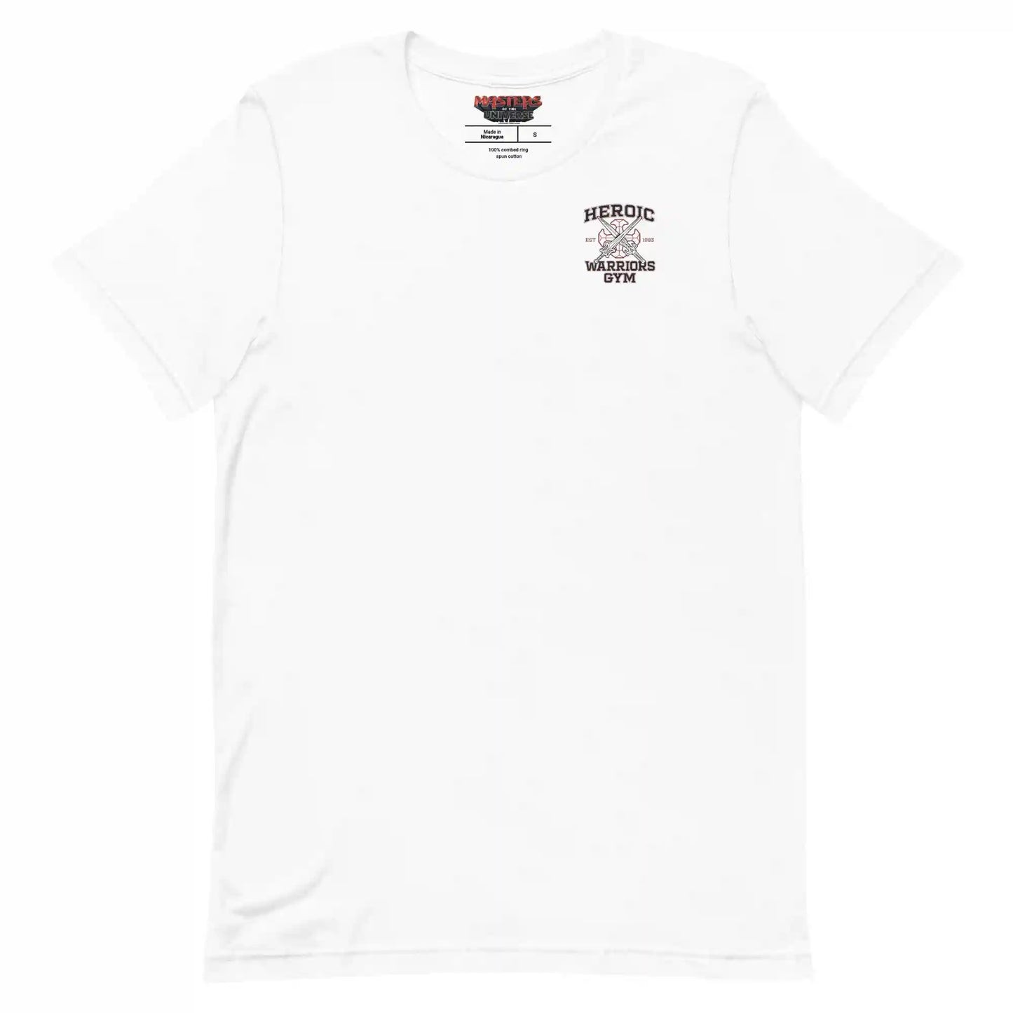Masters of the Universe Movie Heroic Warriors Gym White T-shirt