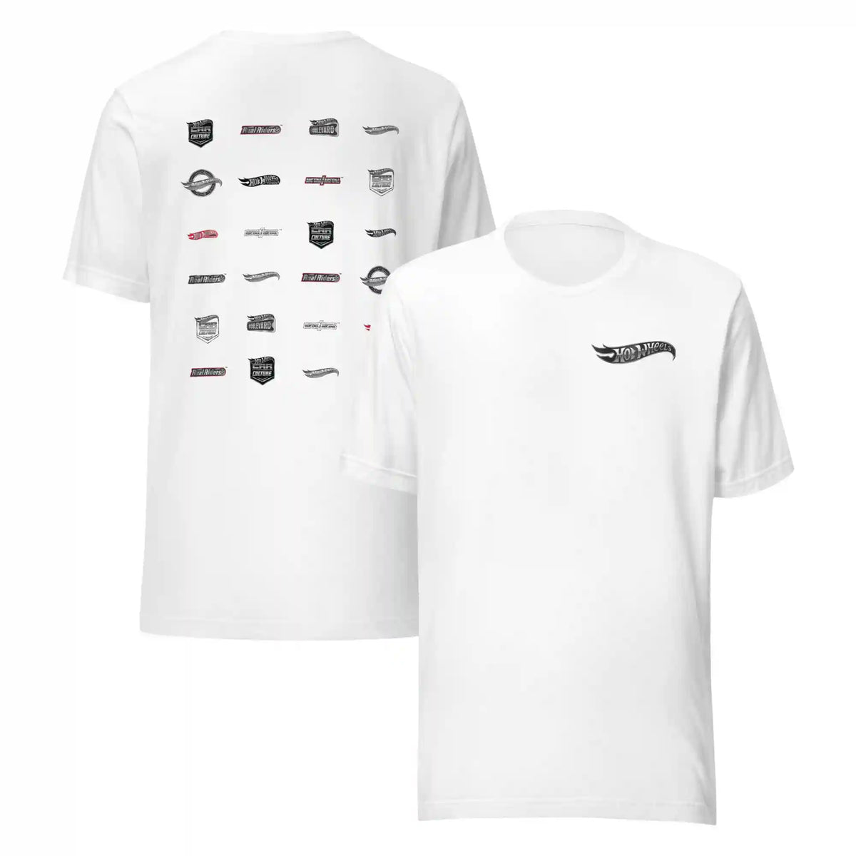 Hot Wheels Logos White T-Shirt